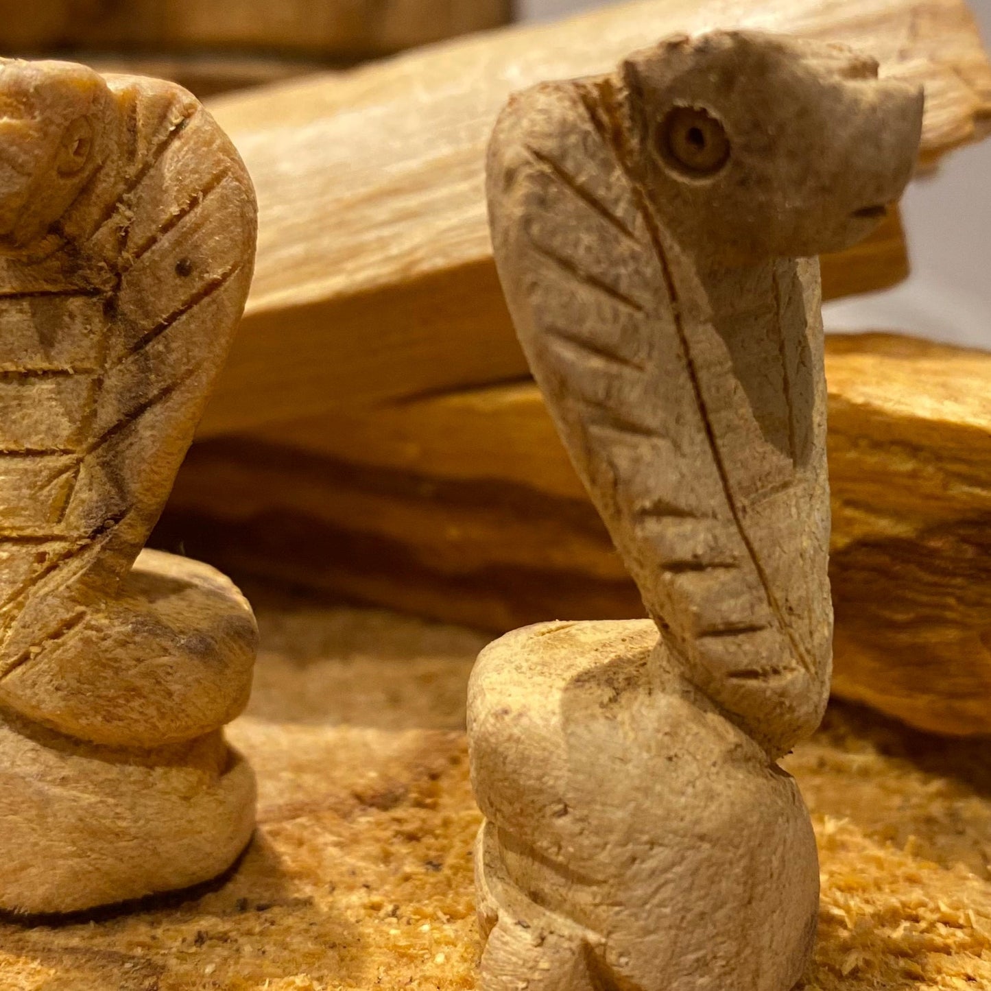 Cobra Palo Santo Sculpture