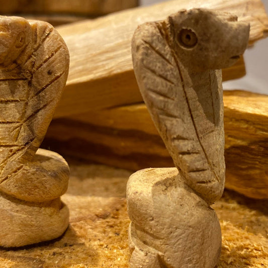 Cobra Palo Santo Sculpture