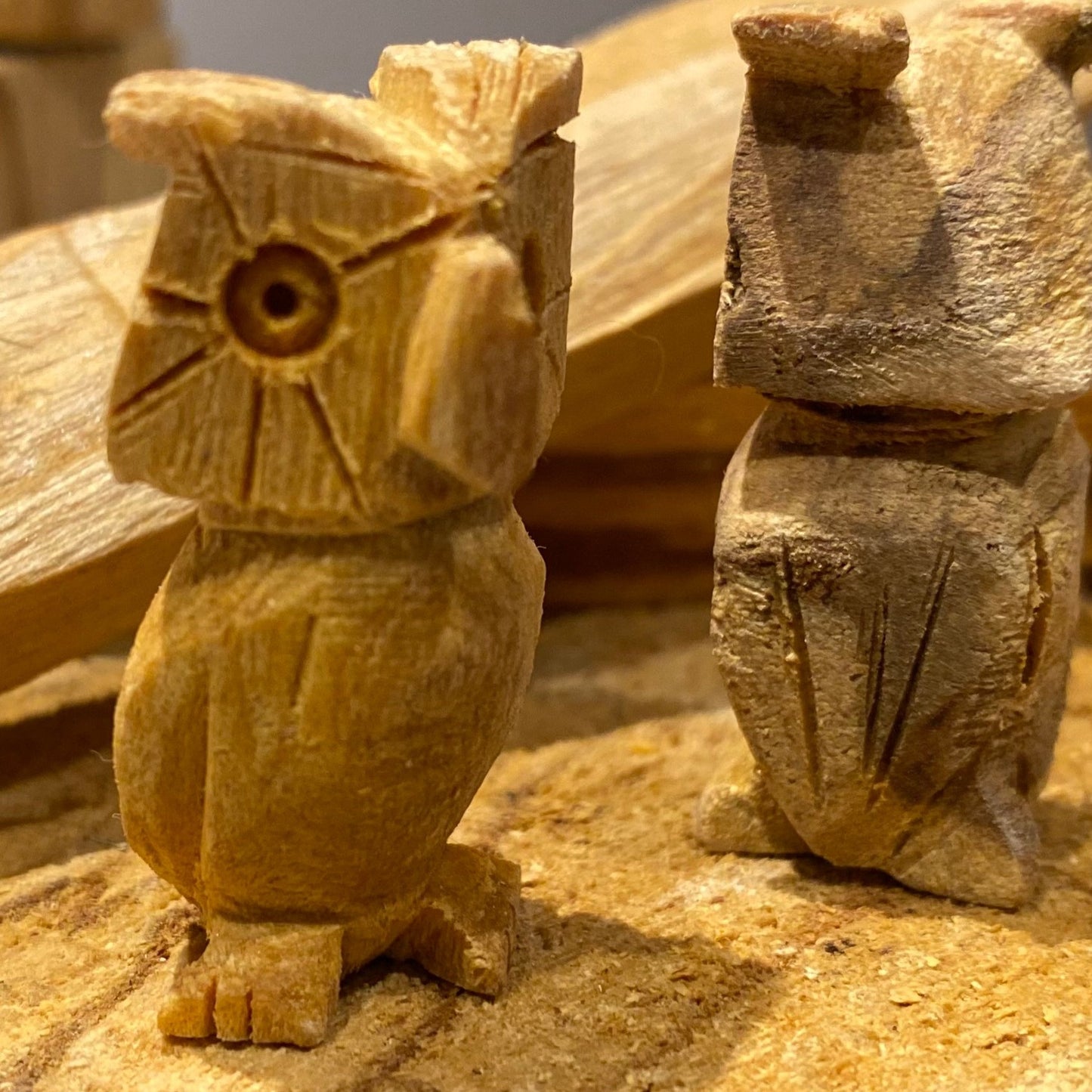 Owl Palo Santo Sculpture