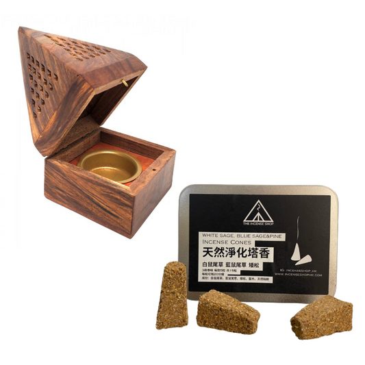 Incense Cone and Burner Set