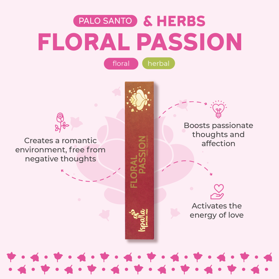 Floral Passion Palo Santo Incense Sticks