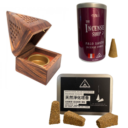 Incense Cone and Burner Set